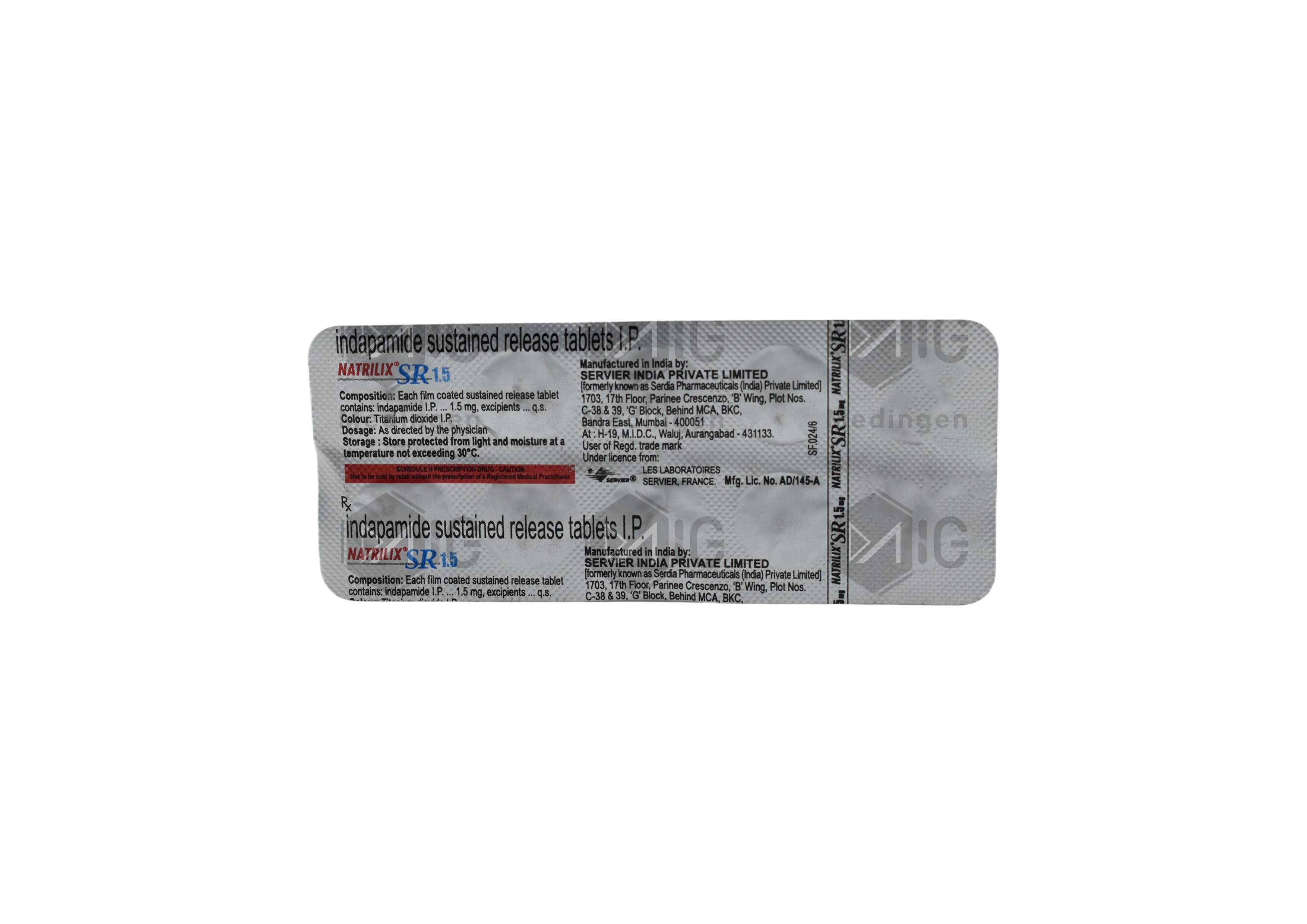 NATRILIX SR 1.5MG